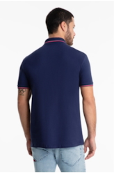 Polo Piquet Easa Frisos Classic Dark Navy