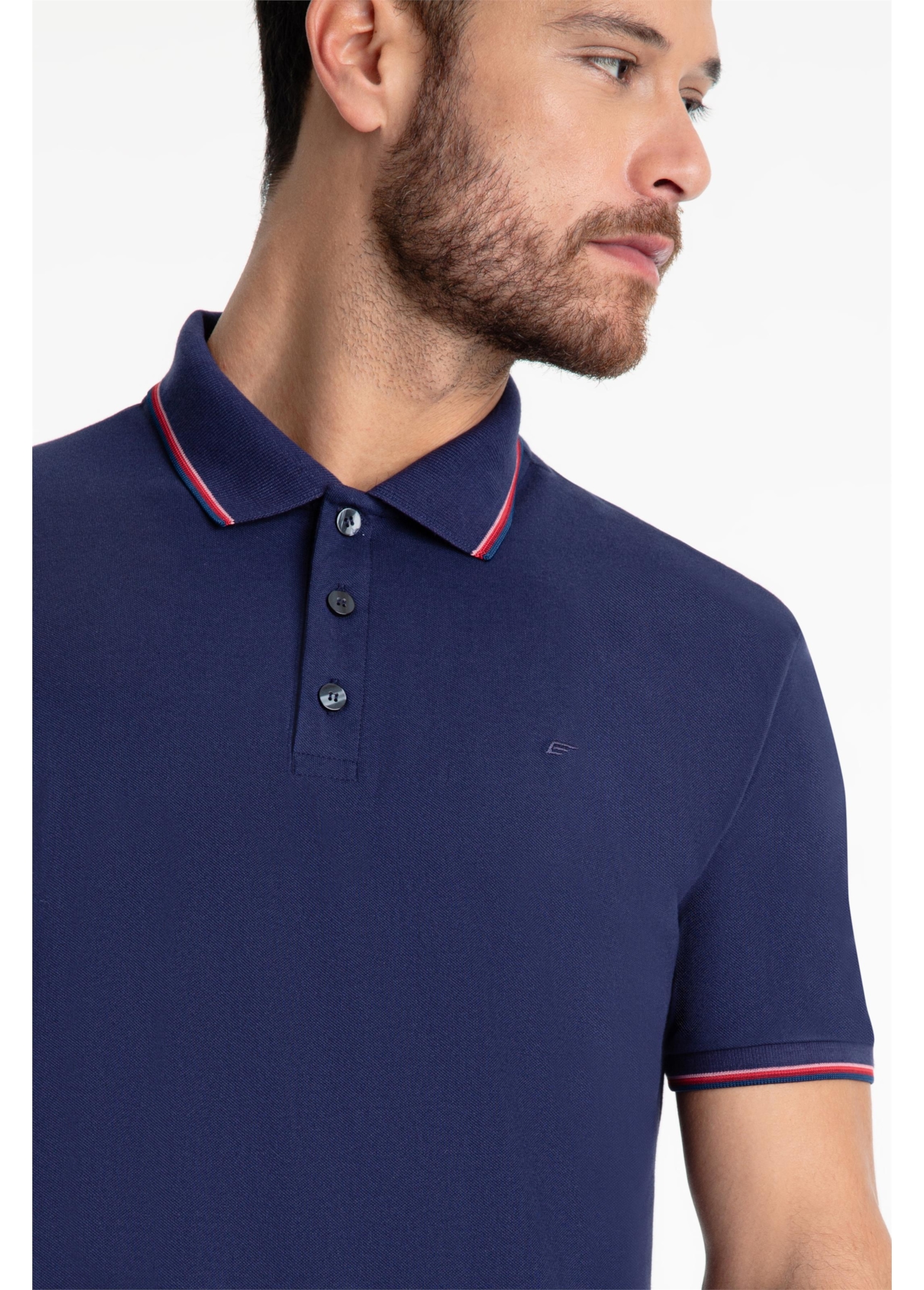 Polo Piquet Easa Frisos Classic Dark Navy