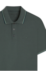 Polo Piquet Easa Frisos Classic Musgo