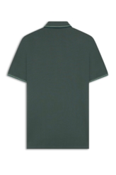 Polo Piquet Easa Frisos Classic Musgo