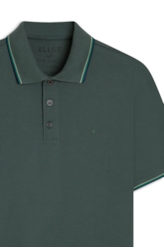 Polo Piquet Easa Frisos Classic Musgo