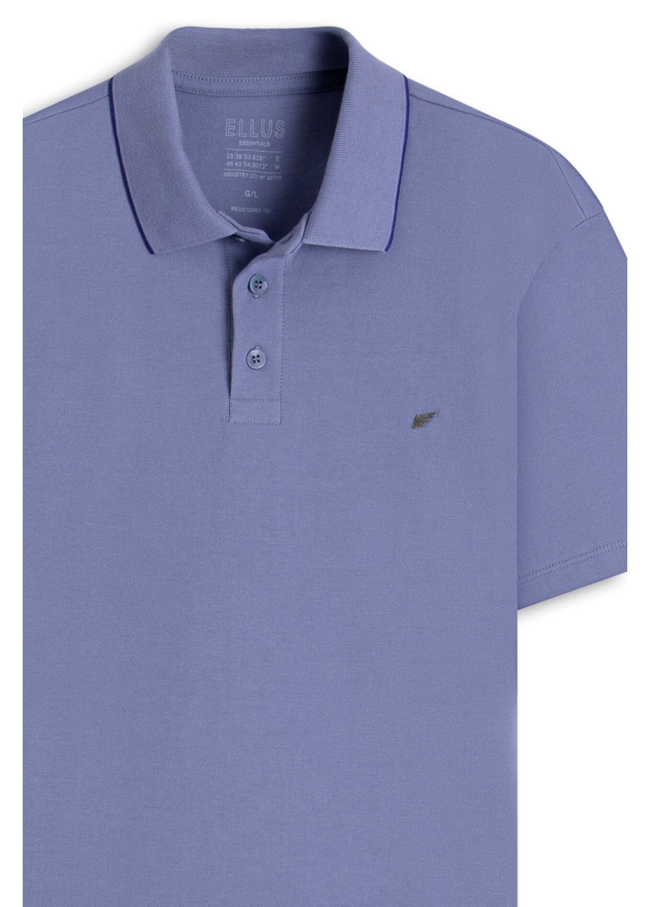 Polo Piquet Easa Metal Classic Mc Azul Pervante