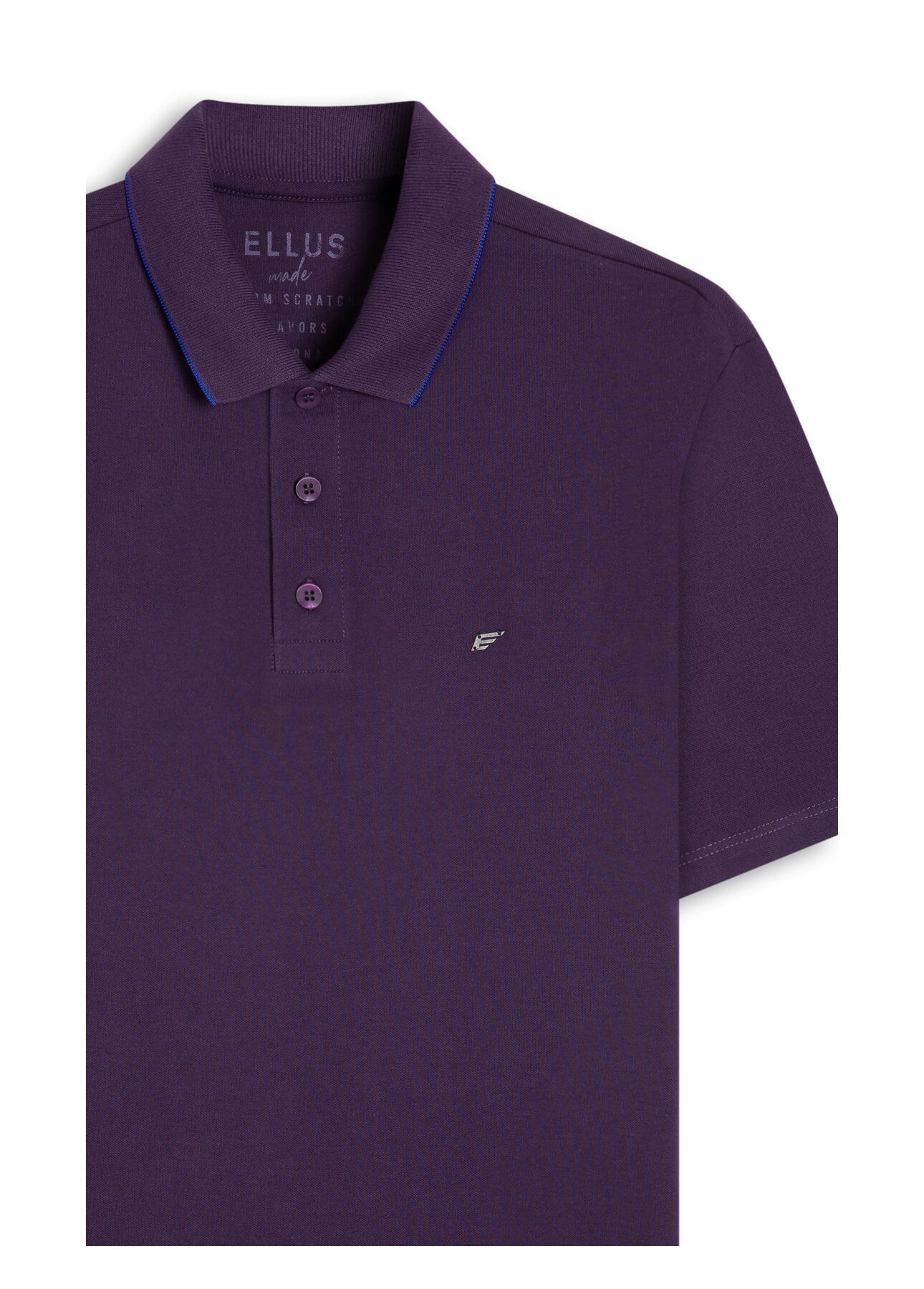 Polo Piquet Easa Metal Classic Mc Old Purple