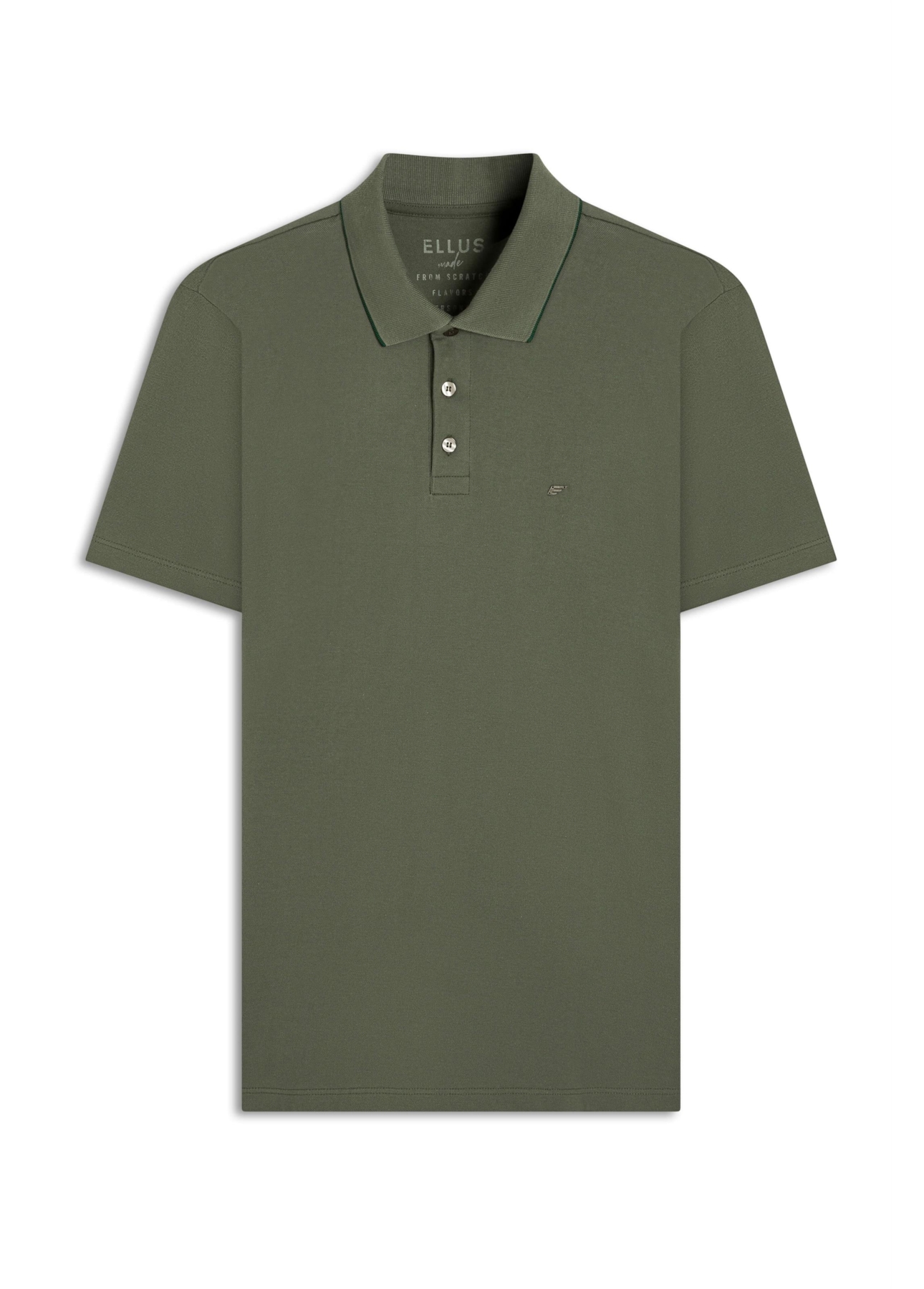 Polo Piquet Easa Metal Classic Mc Verde Army