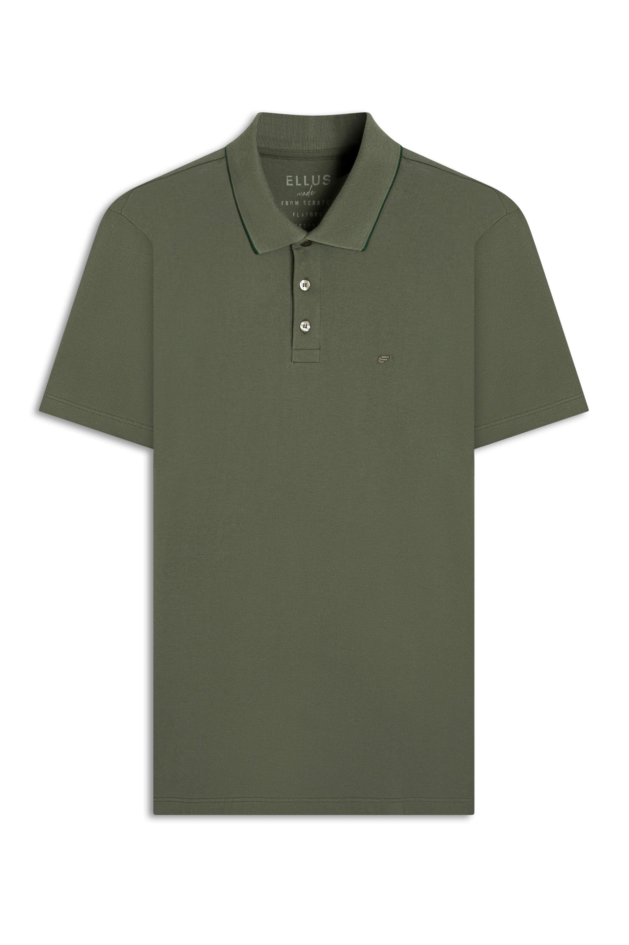 Polo Piquet Easa Metal Classic Mc Verde Army