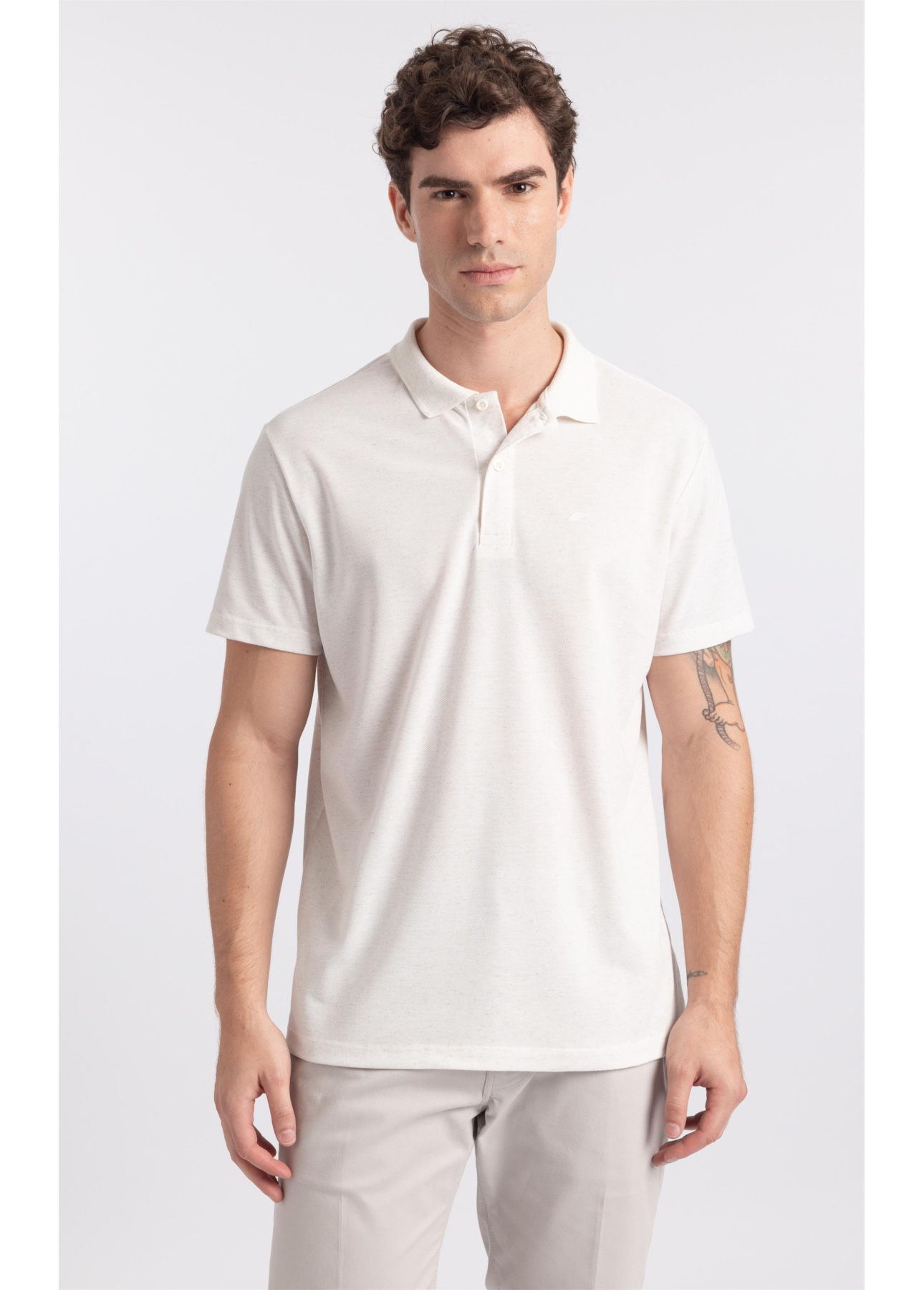 Polo Piquet  Easa Off White