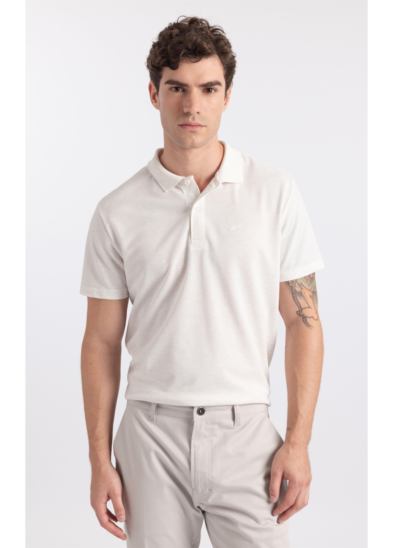 Polo Piquet  Easa Off White