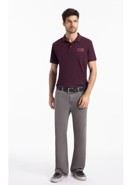 Polo Piquet Edsc Ellus Classic Bordeaux