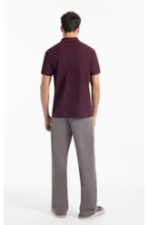 Polo Piquet Edsc Ellus Classic Bordeaux