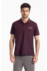 Polo Piquet Edsc Ellus Classic Bordeaux
