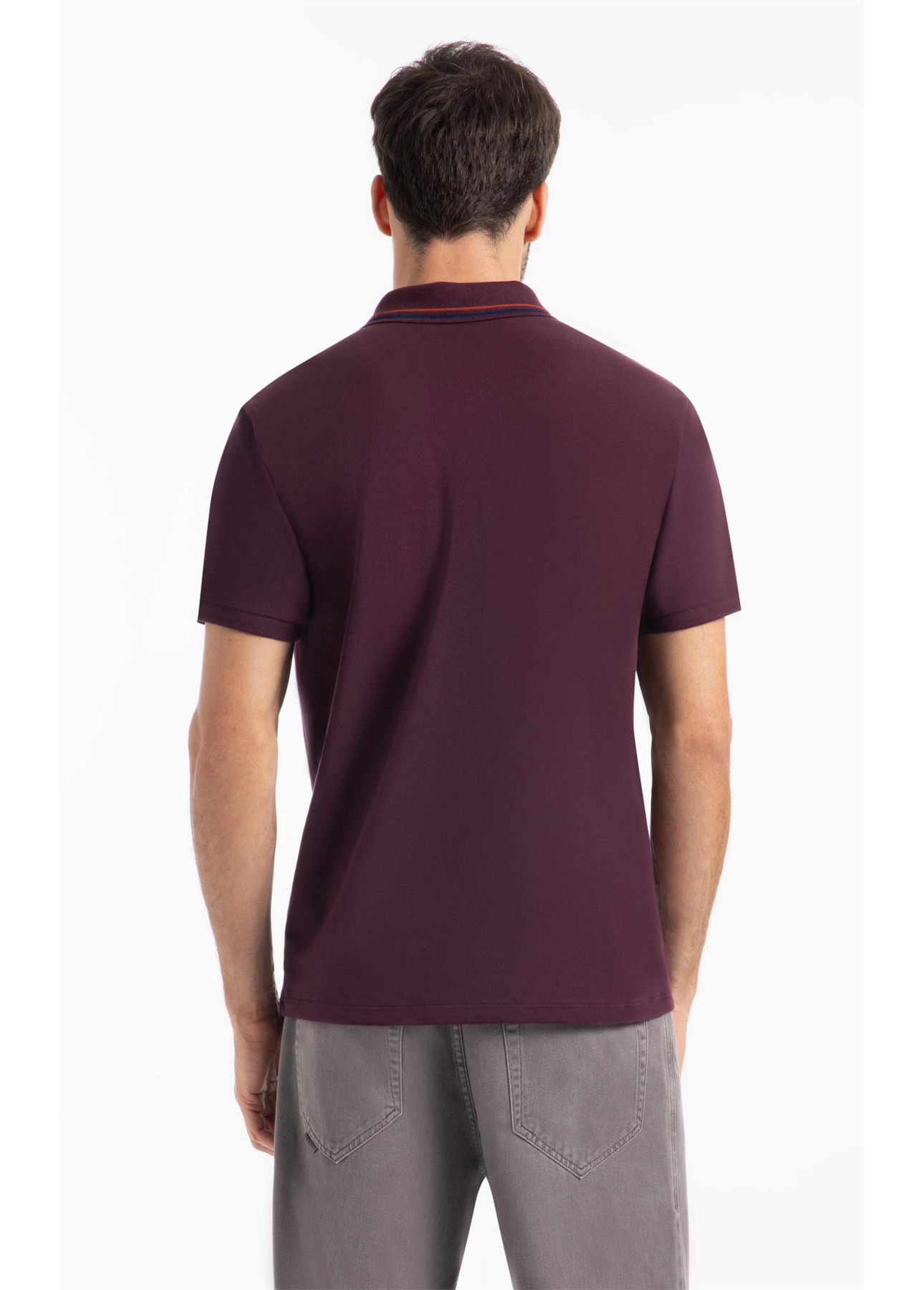 Polo Piquet Edsc Ellus Classic Bordeaux