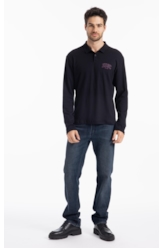 Polo Piquet Edsc Ellus Classic Preto