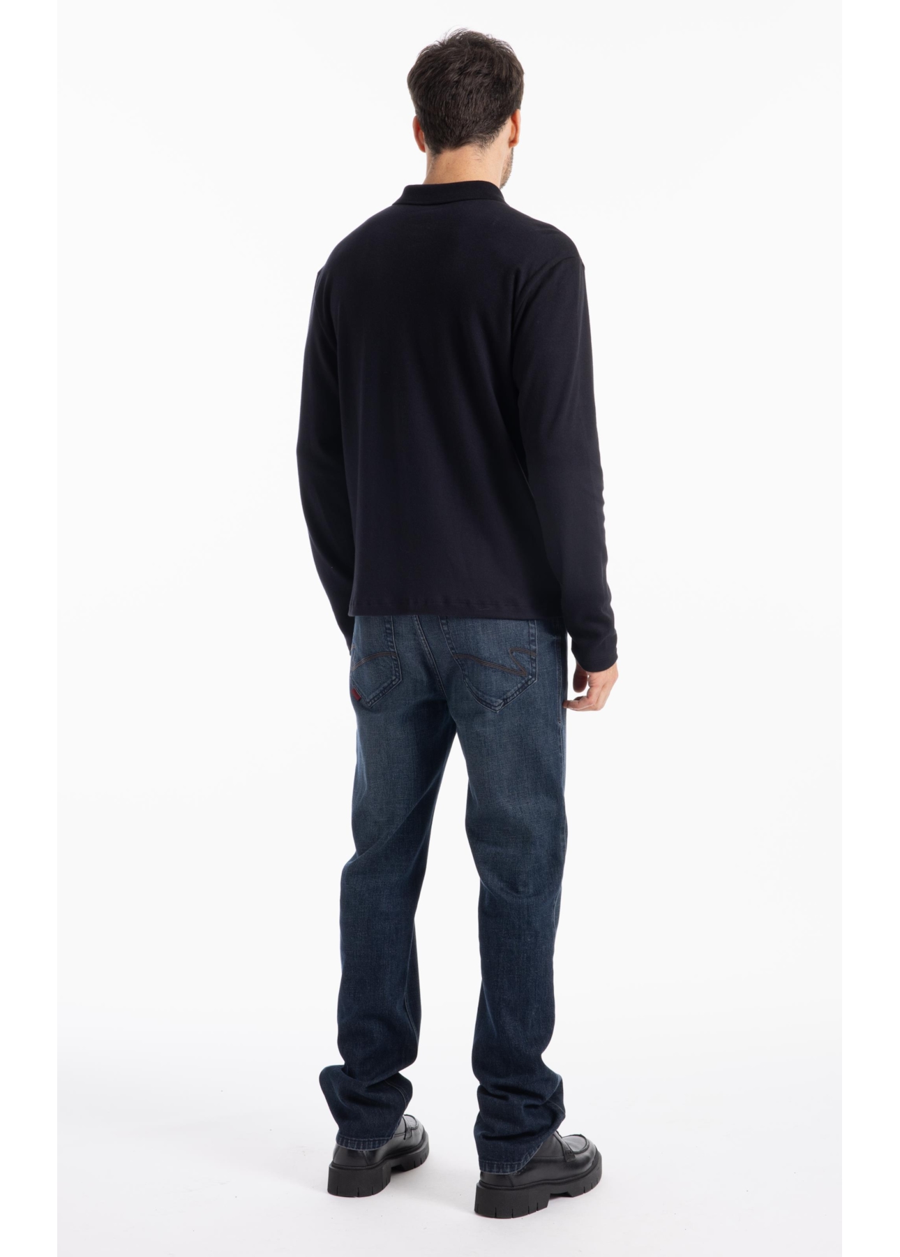 Polo Piquet Edsc Ellus Classic Preto