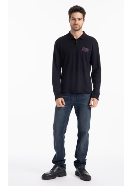 Polo Piquet Edsc Ellus Classic Preto