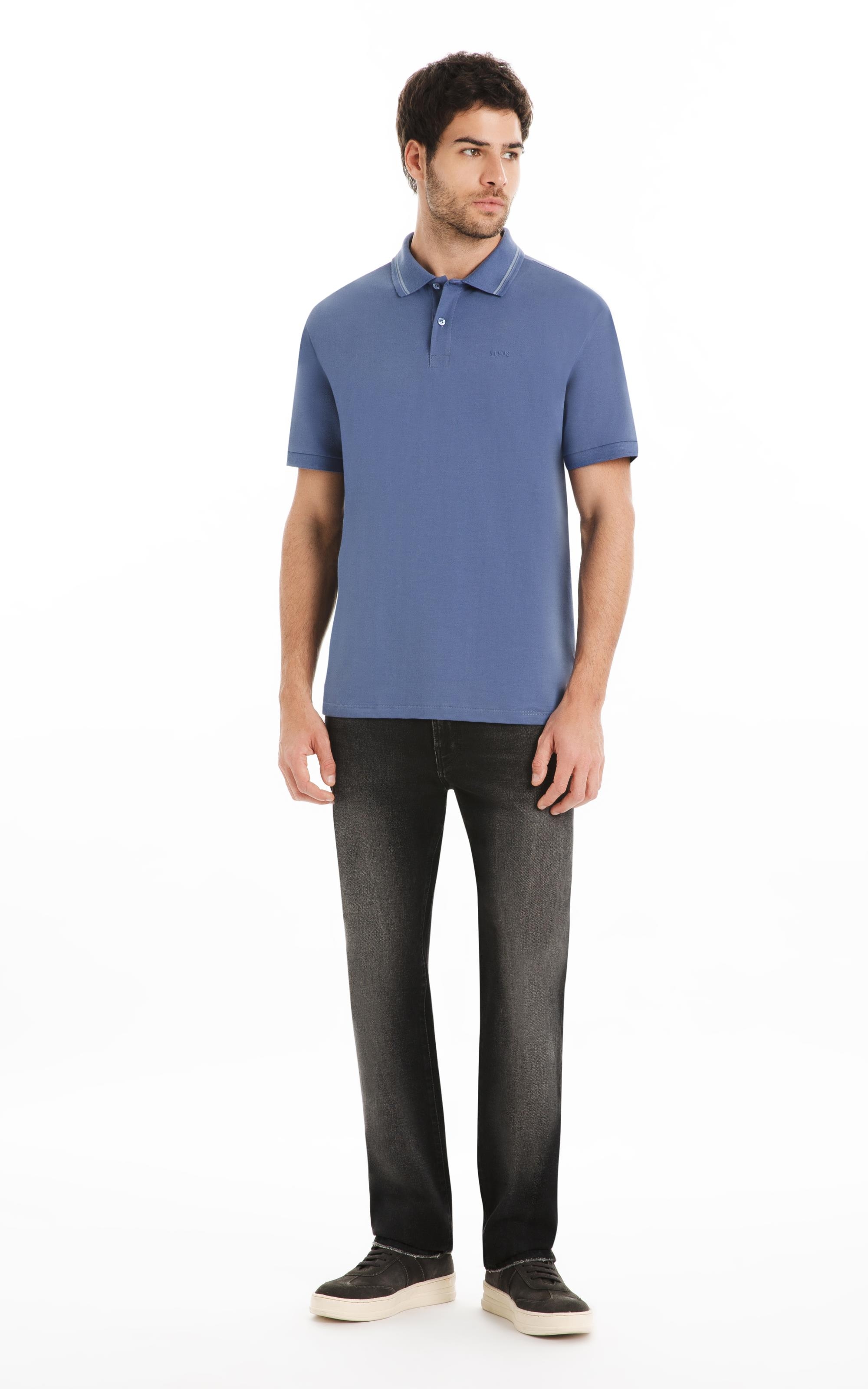 Polo Rugby Marble Ellus 72 Classic Mc Azul Jeans
