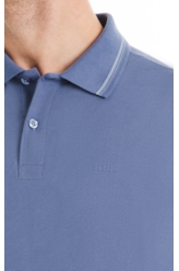 Polo Piquet Ellus Classic Azul Jeans