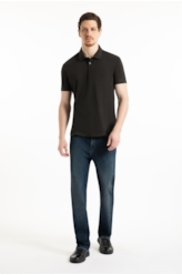 Polo Piquet Ellus Classic Plumbo