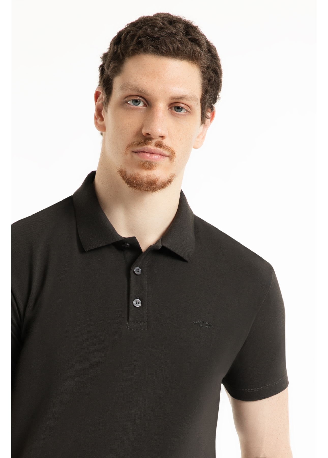 Polo Piquet Ellus Classic Plumbo