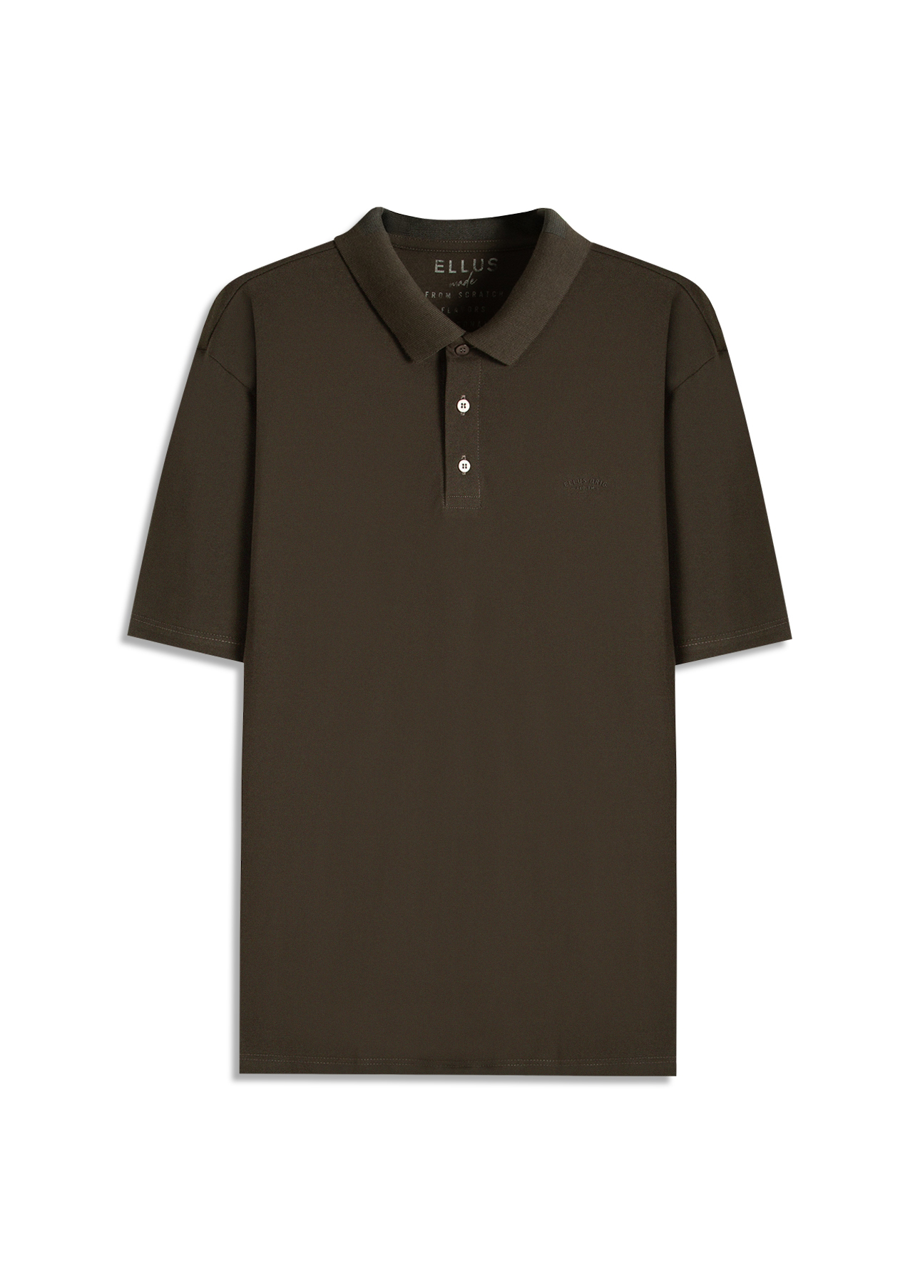 Polo Piquet Ellus Classic Plumbo