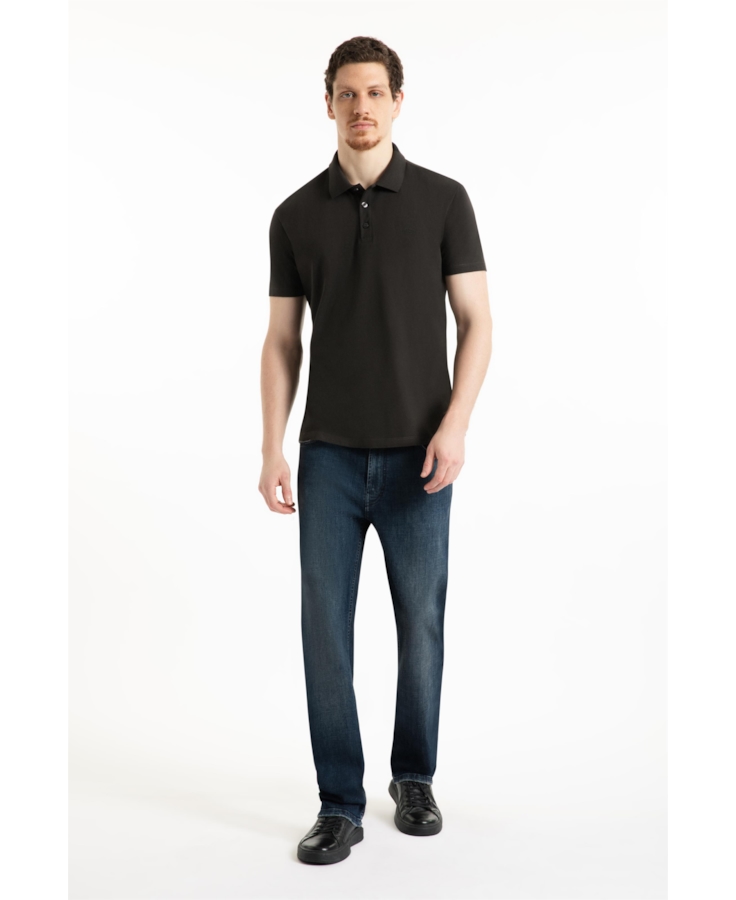 Polo Piquet Ellus Classic Plumbo