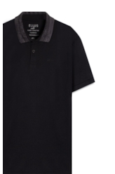 Polo Piquet Ellus Classic Preto