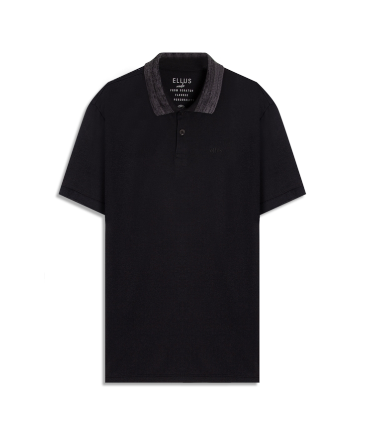 Polo Piquet Ellus Classic Preto