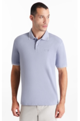 Polo Piquet Ellus Co Classic Mc Blue Vintage