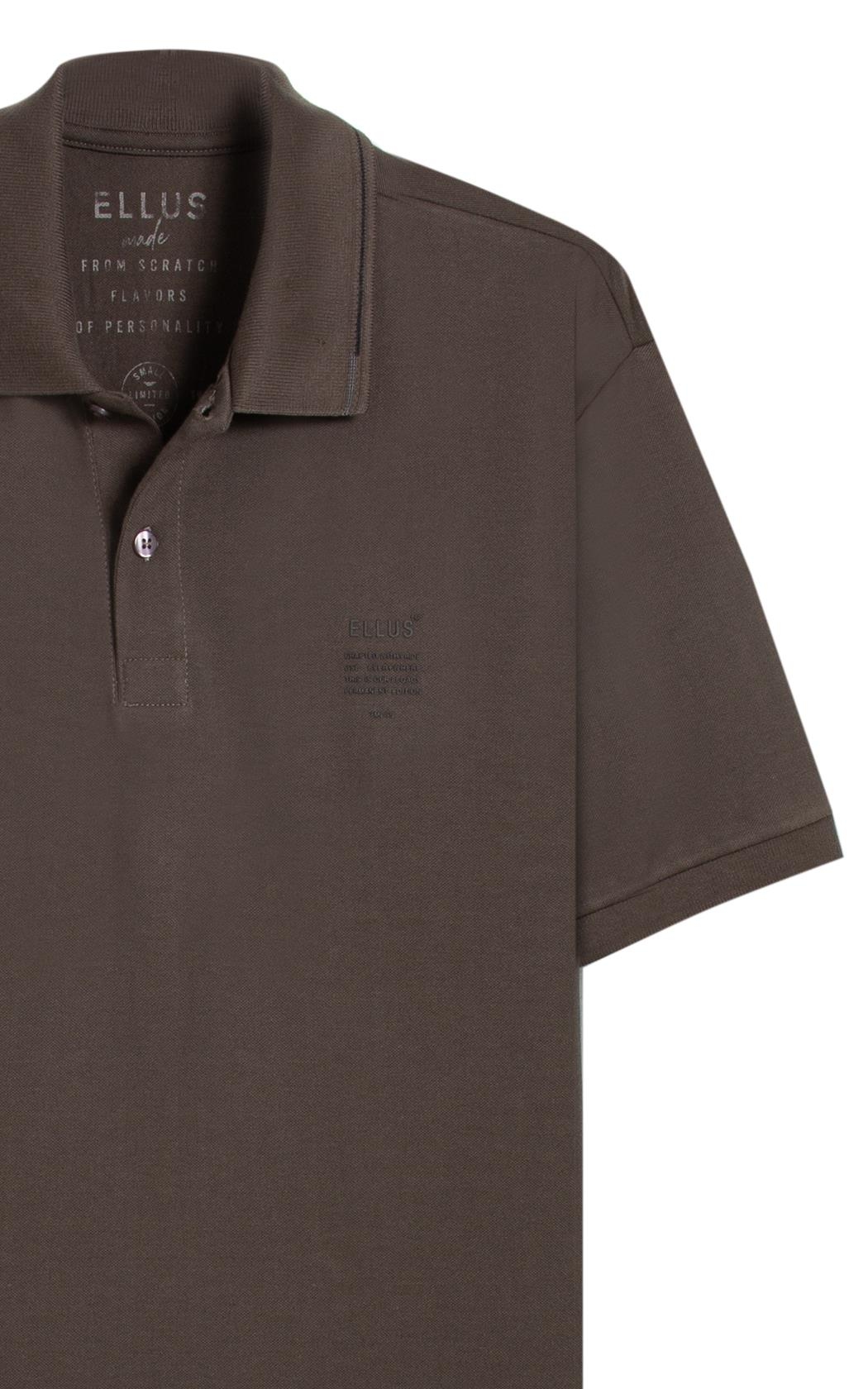 Polo Piquet Ellus Crafted Classic Mc Marrom