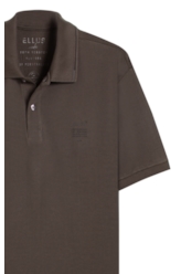 Polo Piquet Ellus Crafted Classic Mc Marrom