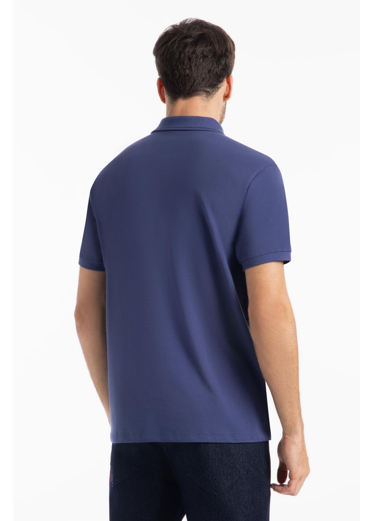 Polo Piquet Ellus Crafted Classic Mc Purple Blue