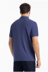 Polo Piquet Ellus Crafted Classic Mc Purple Blue