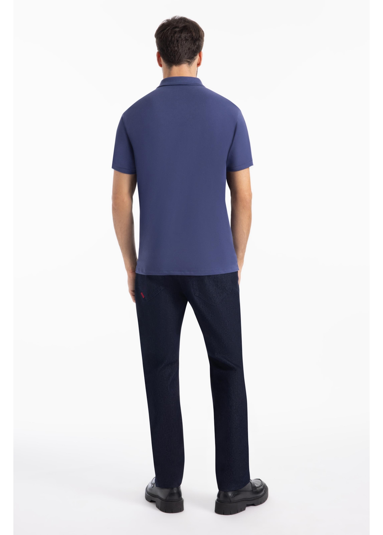 Polo Piquet Ellus Crafted Classic Mc Purple Blue