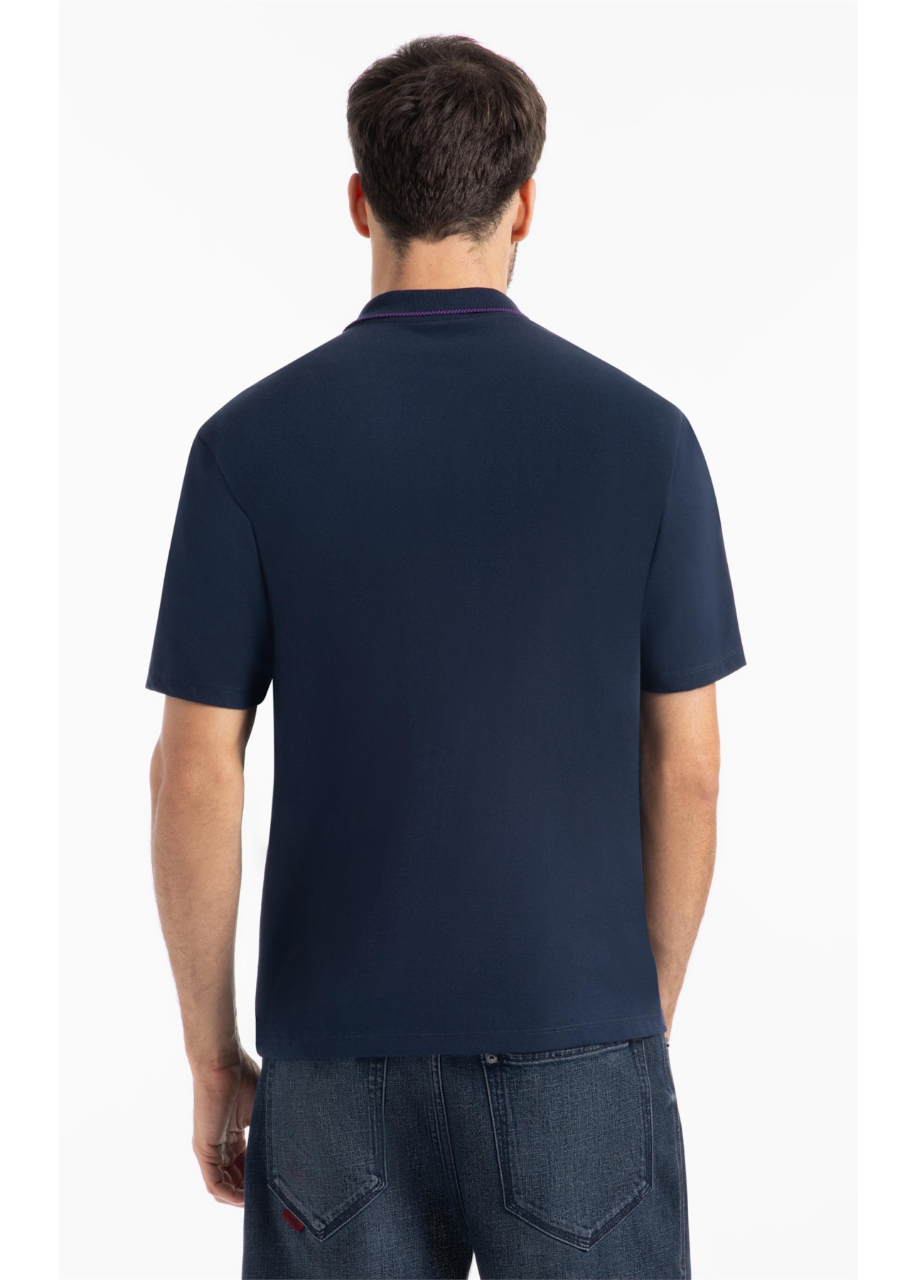 Polo Piquet Ellus Gotico Azul Marinho