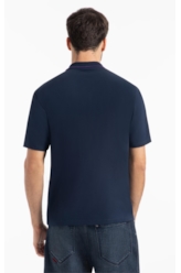 Polo Piquet Ellus Gotico Azul Marinho