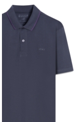 Polo Piquet Ellus Gotico Azul Marinho