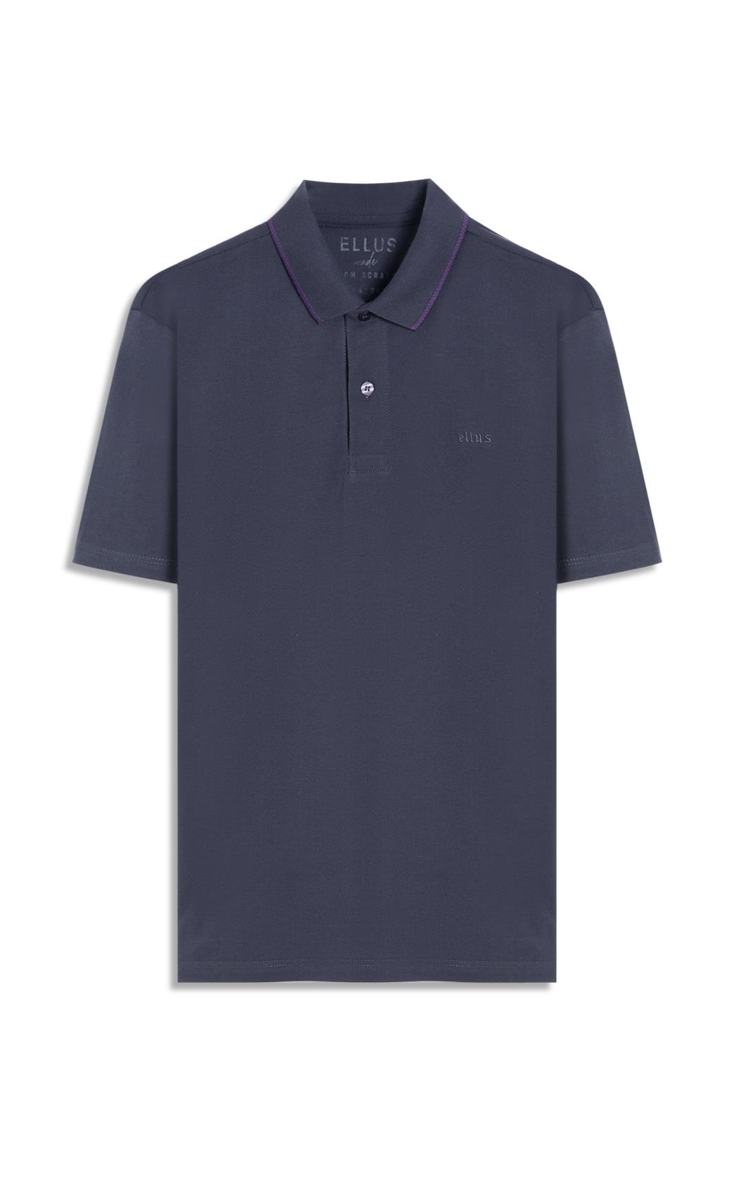 Polo Piquet Ellus Gotico Azul Marinho
