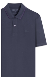 Polo Piquet Ellus Gotico Azul Marinho