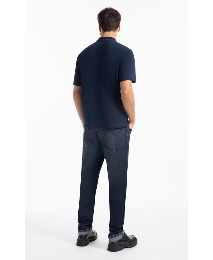 Polo Piquet Ellus Gotico Azul Marinho