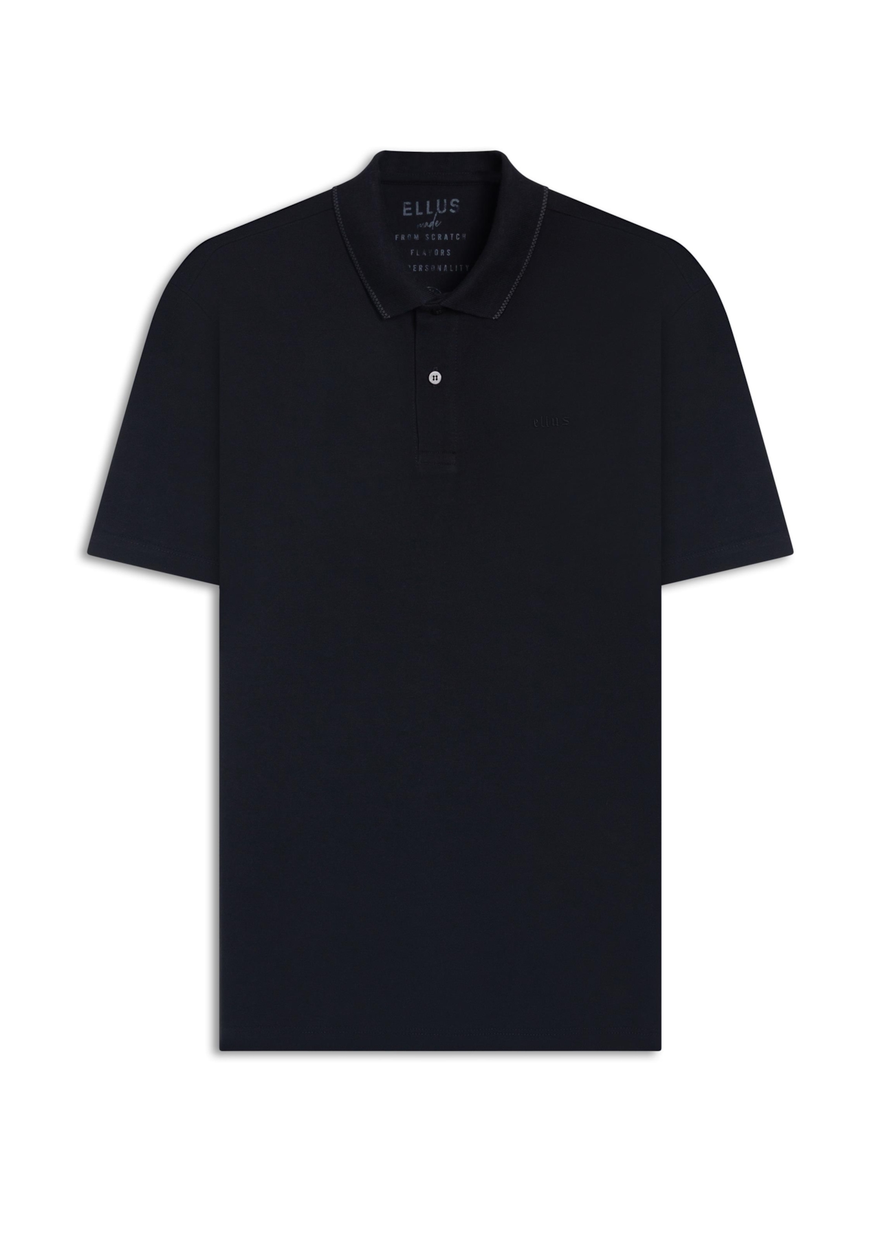 Polo Piquet Ellus Gotico Preto