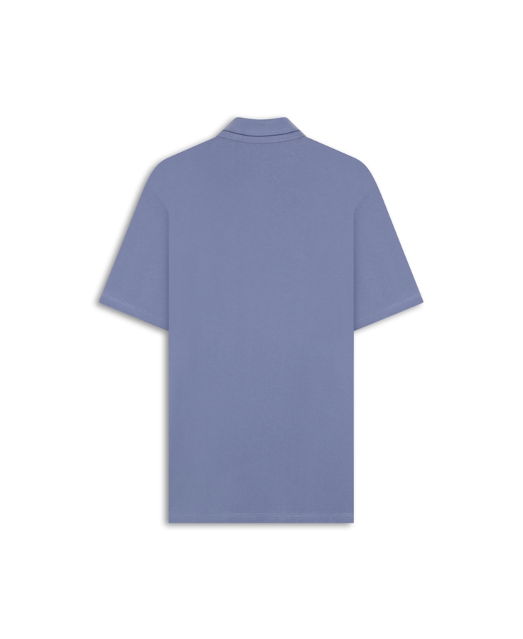 Polo Piquet Ellus Italico Classic Mc Azul Pervante