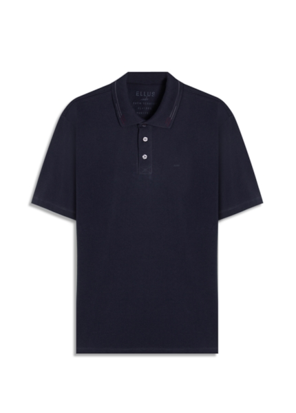 Polo Piquet Ellus Italico Classic Mc Dark Navy