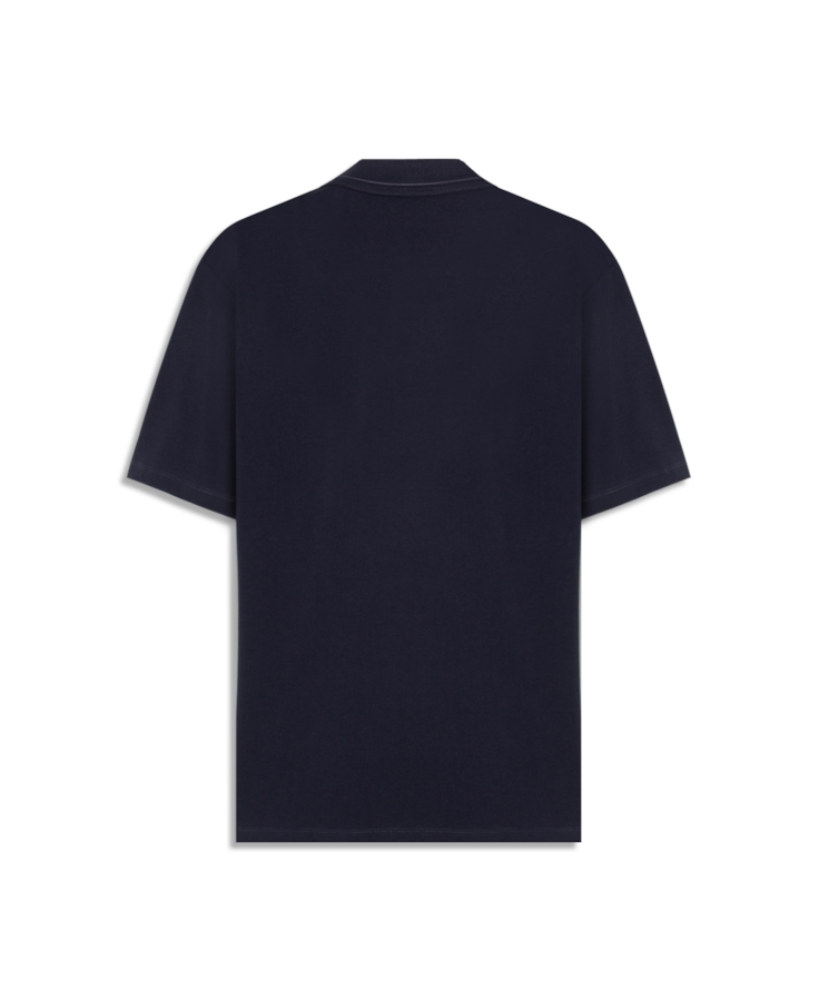 Polo Piquet Ellus Italico Classic Mc Dark Navy