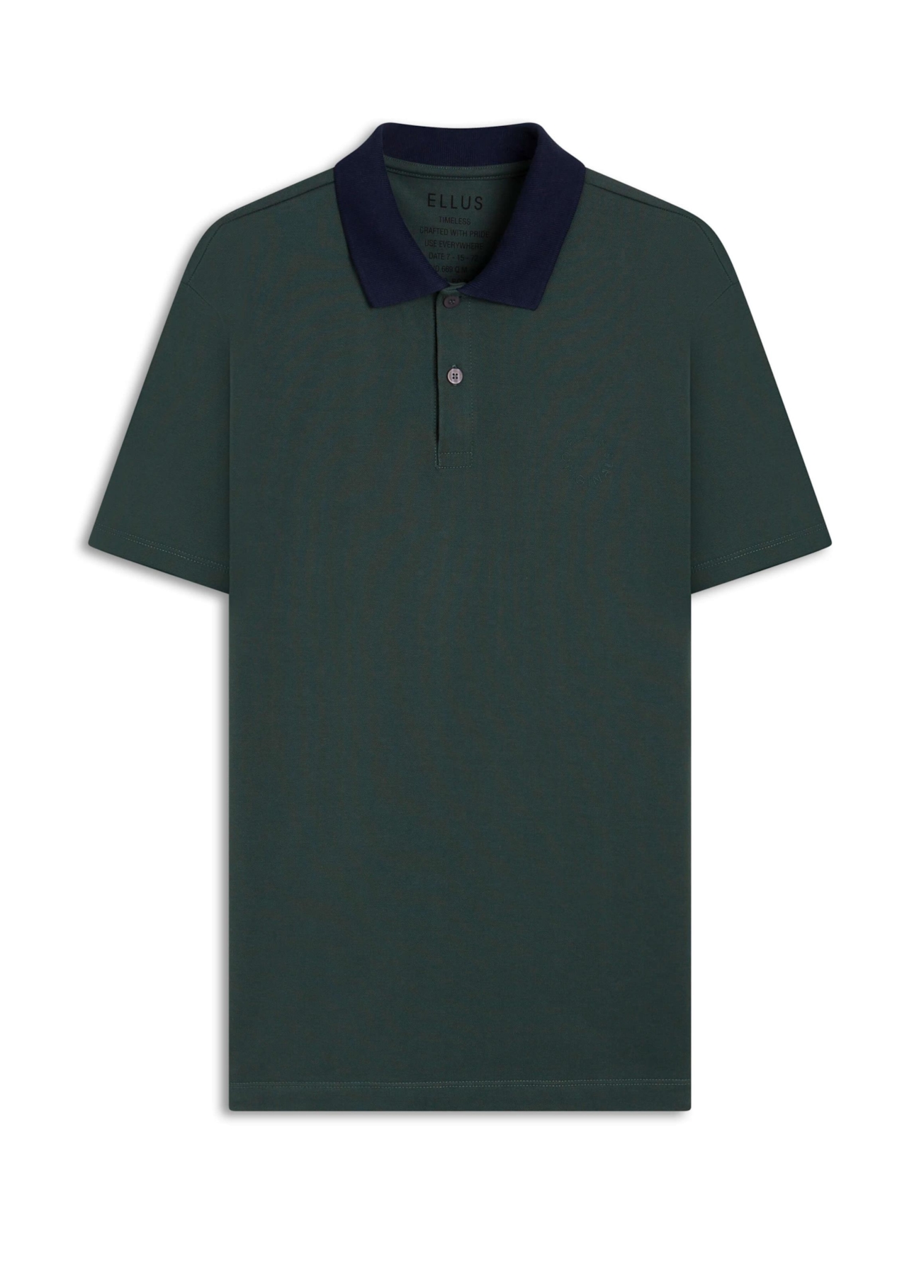 Polo Piquet Ellus Originals Classic Mc Verde Escuro