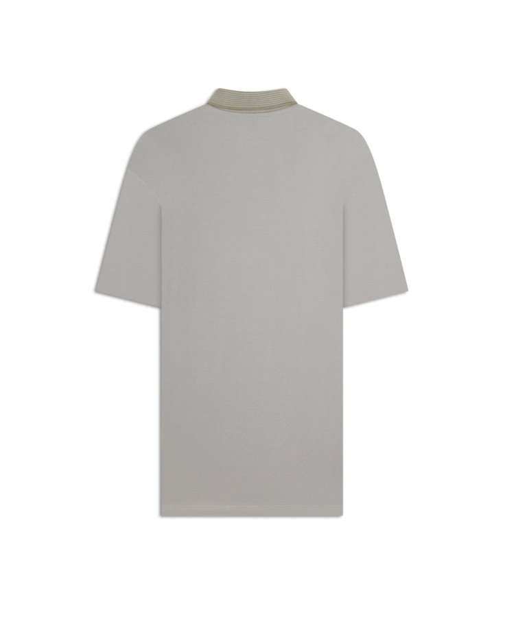 Polo Piquet Ellus Stripes Classic Mc Azul Seco