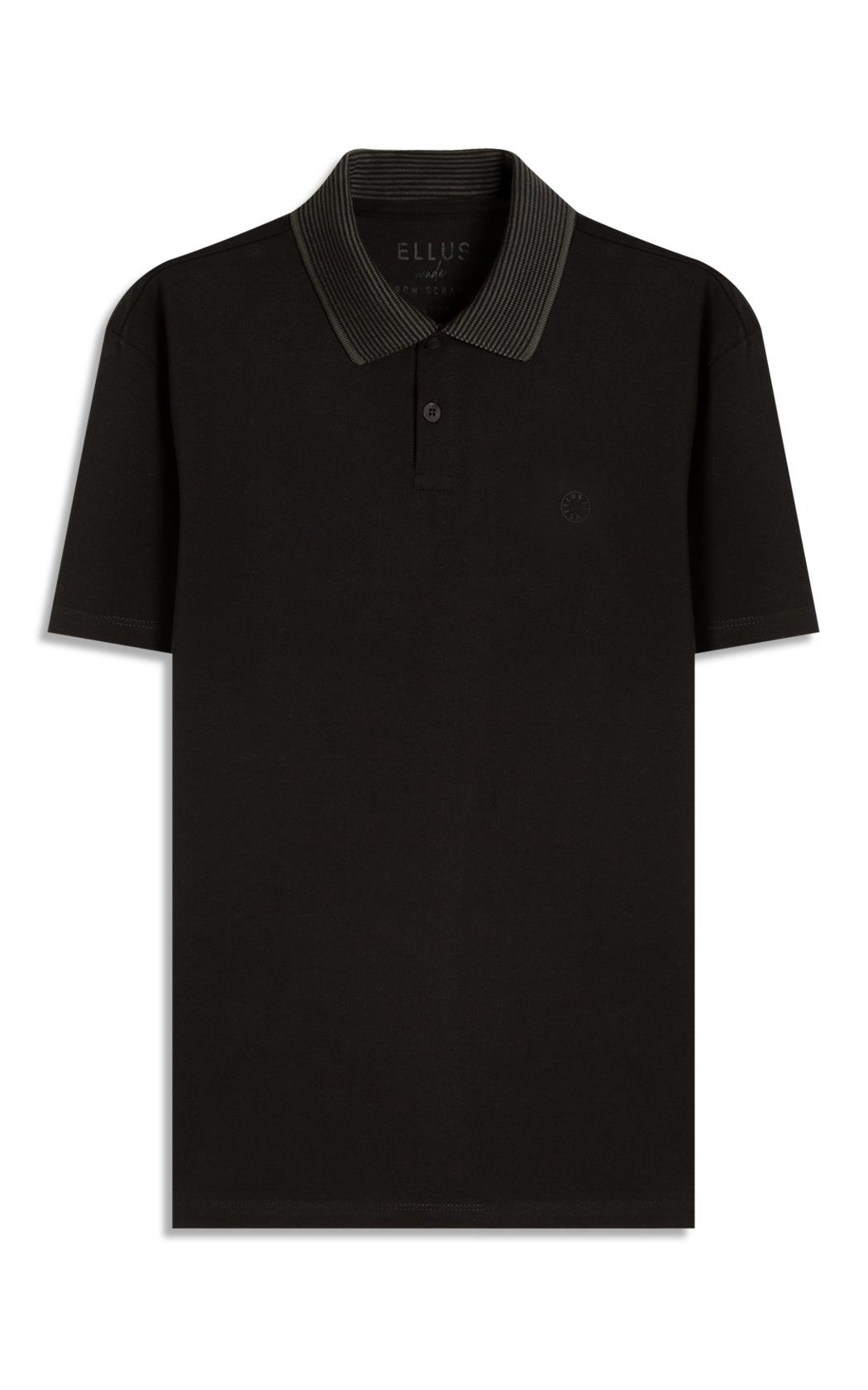 Polo Piquet Flora Tech Classic Preto