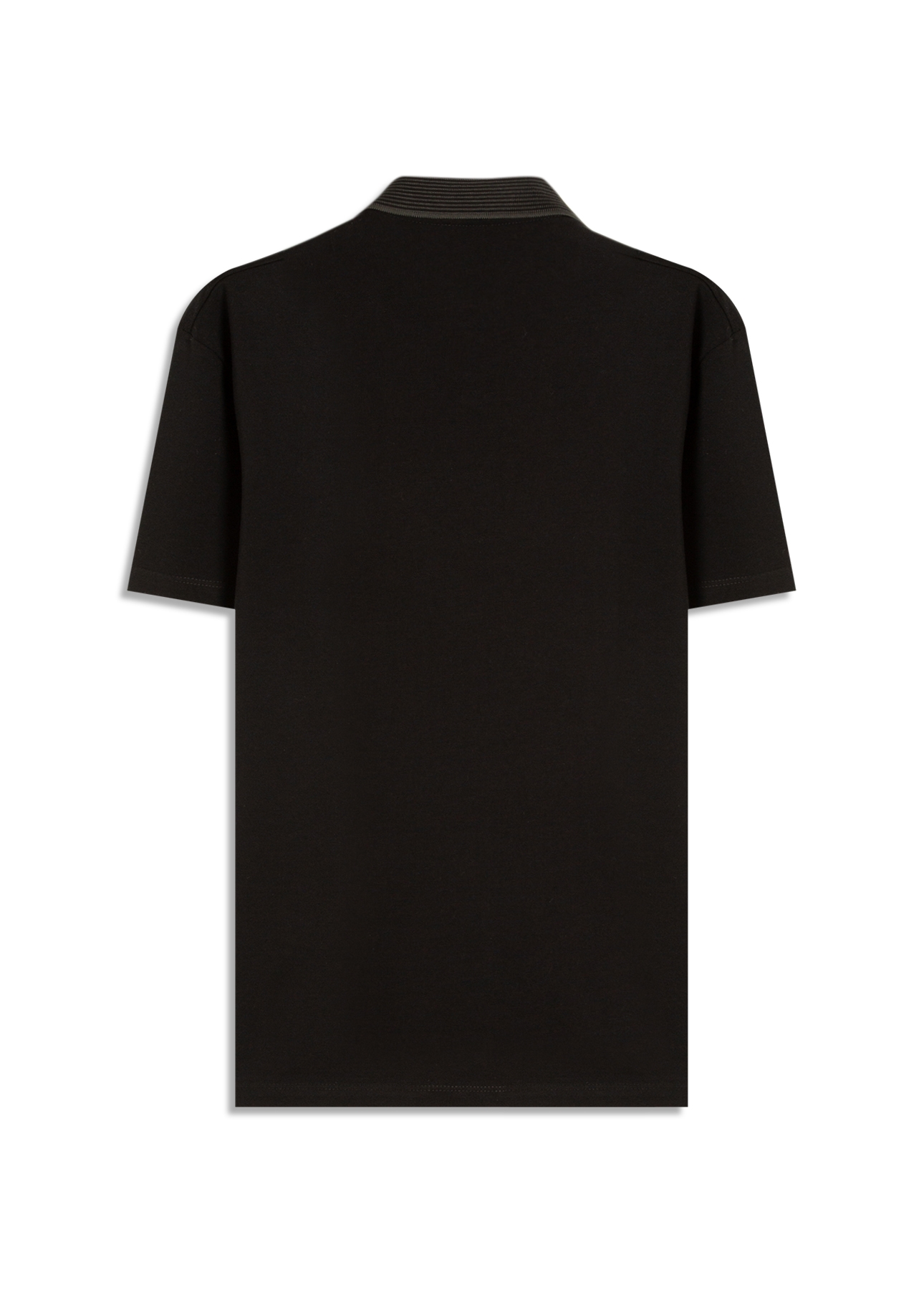 Polo Piquet Ellus Stripes Classic Mc Preto