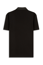 Polo Piquet Ellus Stripes Classic Mc Preto