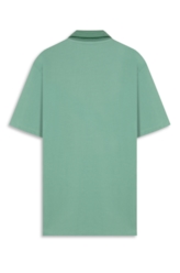 Polo Piquet Ellus Stripes Classic Mc Verde Maca