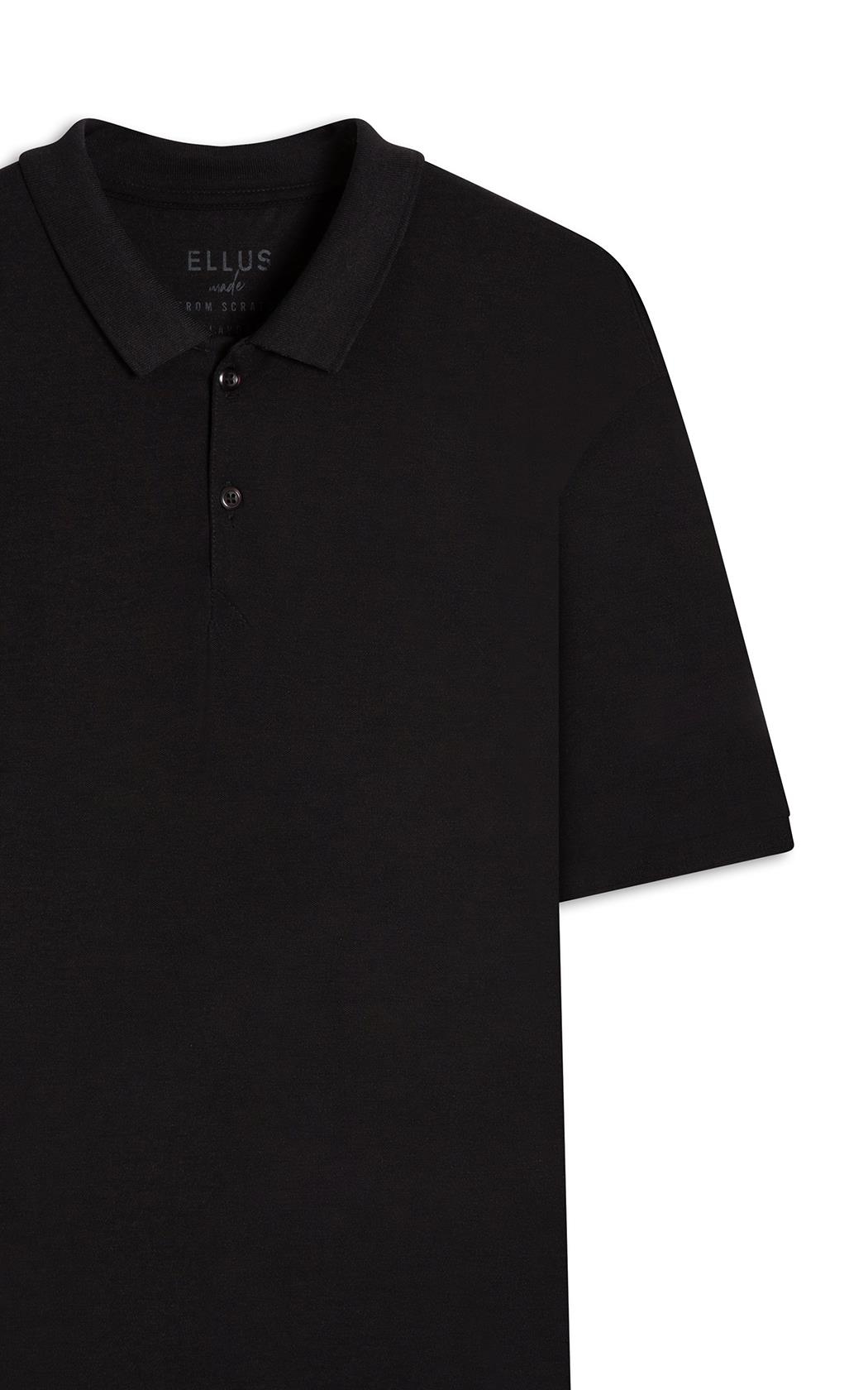 Polo Piquet Flora Tech Classic Preto Polo Piquet Flora Tech Classic Preto