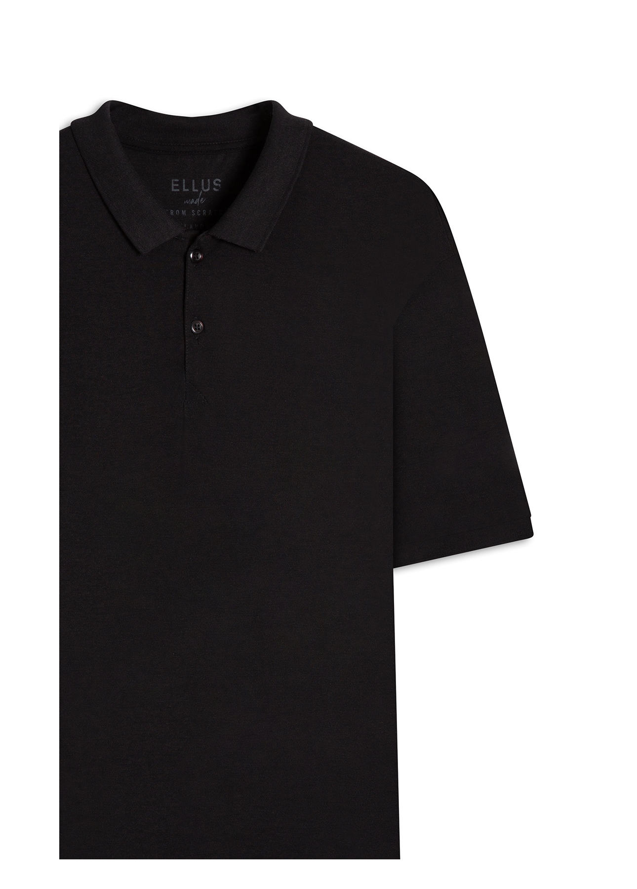 Polo Piquet Flora Tech Classic Preto